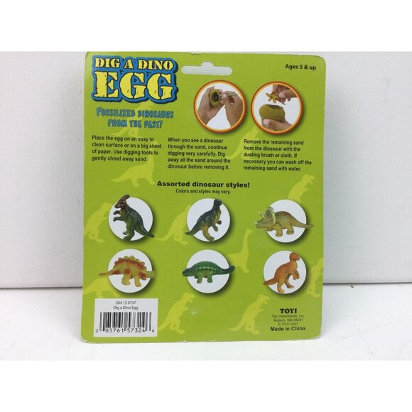 TOYI Dig a Dino Egg Kit Craft Archeology Science Discover Kids Fossilized Fossil - Picture 2 of 5